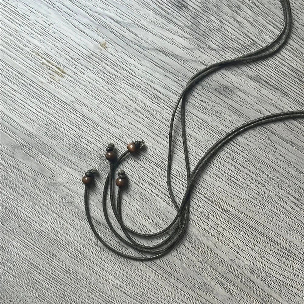 Brown coconut belt with Adjustable Cord